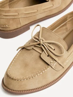 Écru - Mocassins Linzi Vanish à enfiler avec détails en dentelle