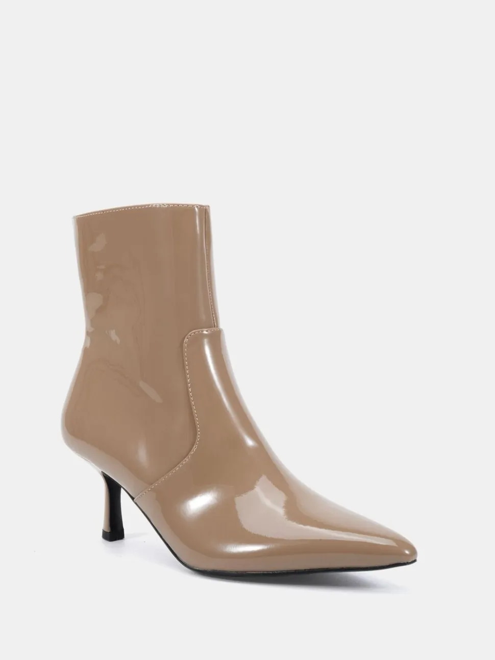 Écru - Novo Bottines kylie Coupe large à talon aiguille
