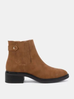 Écru - Novo Bottines plates Chelsea Darlina à Coupe large