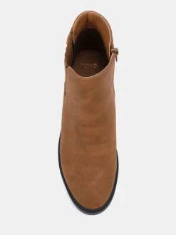 Écru - Novo Bottines plates Chelsea Darlina à Coupe large