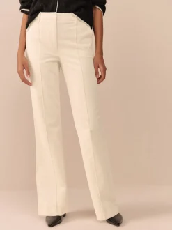 écru - Pantalon bootcut N. Premium en velours côtelé