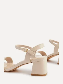 Écru - Sandales Linzi Darcie à talons bas et épais