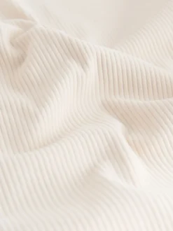 écru - Self Leggings larges côtelés