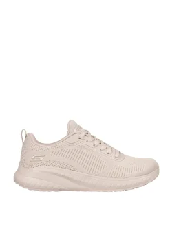 Écru - Skechers Bobs Squad Chaos Face Off Baskets pour femmes
