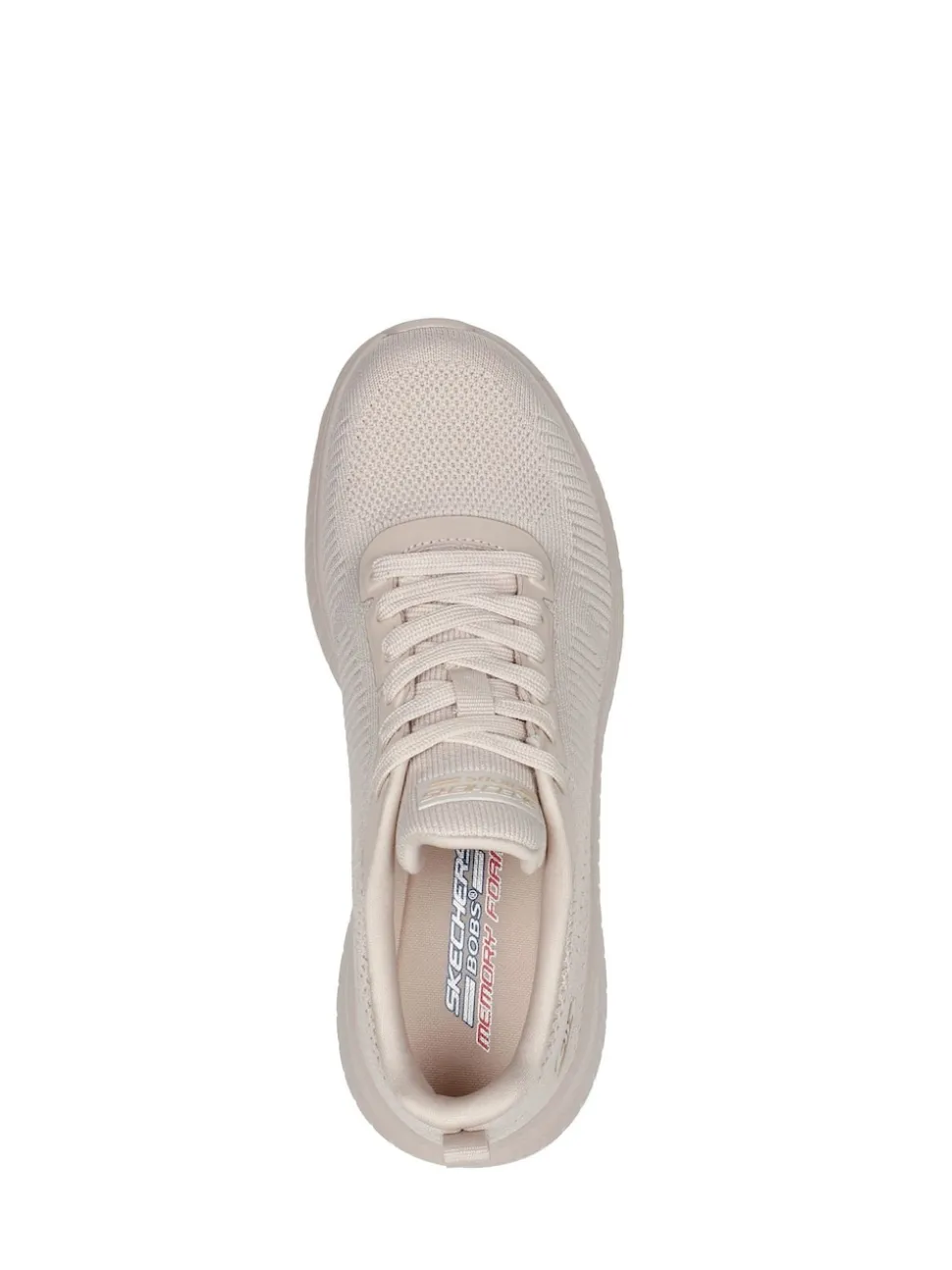 Écru - Skechers Bobs Squad Chaos Face Off Baskets pour femmes