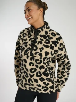 Écru - South Beach Borg Veste Quarter Zip