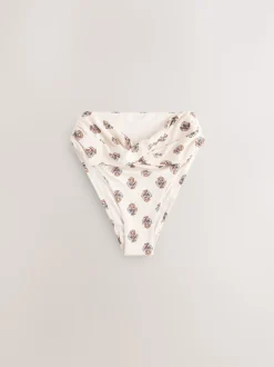 Écru wood block - Bas de bikini