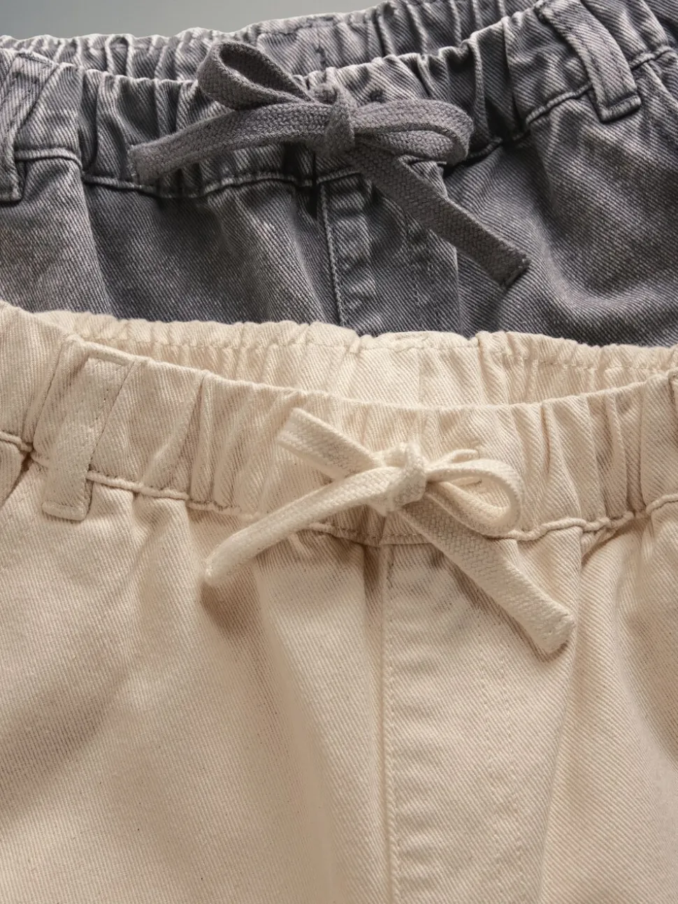 Écru/gris délavé - The Set 2 Lot Jeansample à enfiler