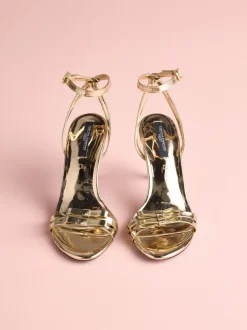 Cuir doré - Sandales à talons Tabitha Simmons X Next Midnight Siren avec nœud