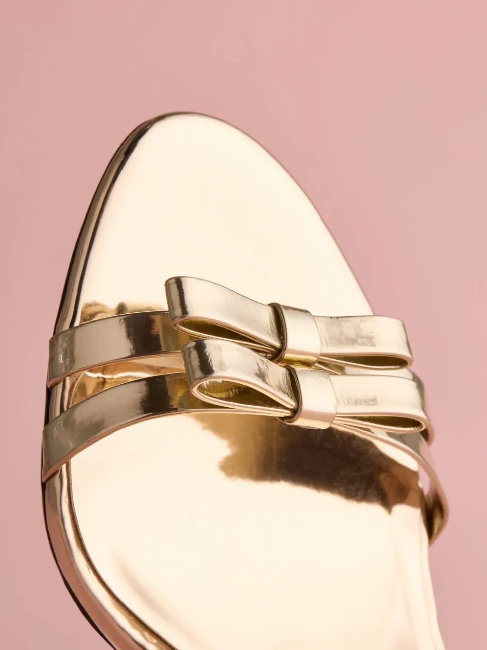 Cuir doré - Sandales à talons Tabitha Simmons X Next Midnight Siren avec nœud