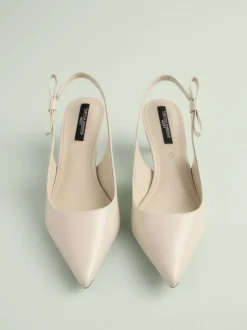 Cuir ivoire - Tabitha Simmons x Next Dela à talons pointus à bride arrière