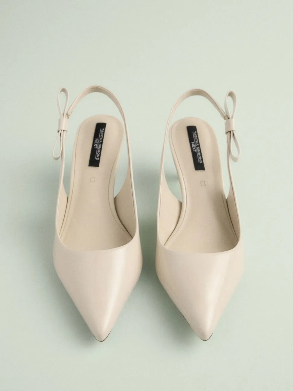 Cuir ivoire - Tabitha Simmons x Next Dela à talons pointus à bride arrière