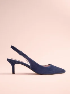 Cuir marine - Tabitha Simmons x Next Dela à talons pointus à bride arrière