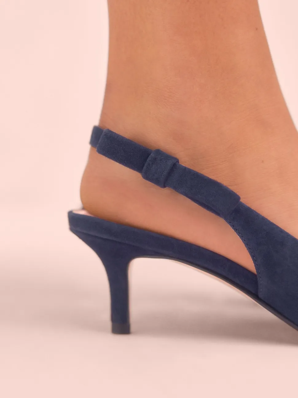 Cuir marine - Tabitha Simmons x Next Dela à talons pointus à bride arrière