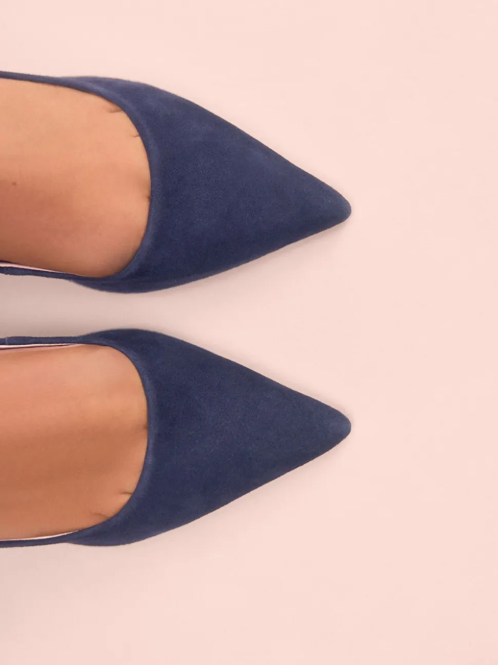 Cuir marine - Tabitha Simmons x Next Dela à talons pointus à bride arrière