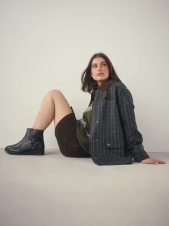 Cuir noir - Bottes Forever Comfort® Hardware Harness Chelsea