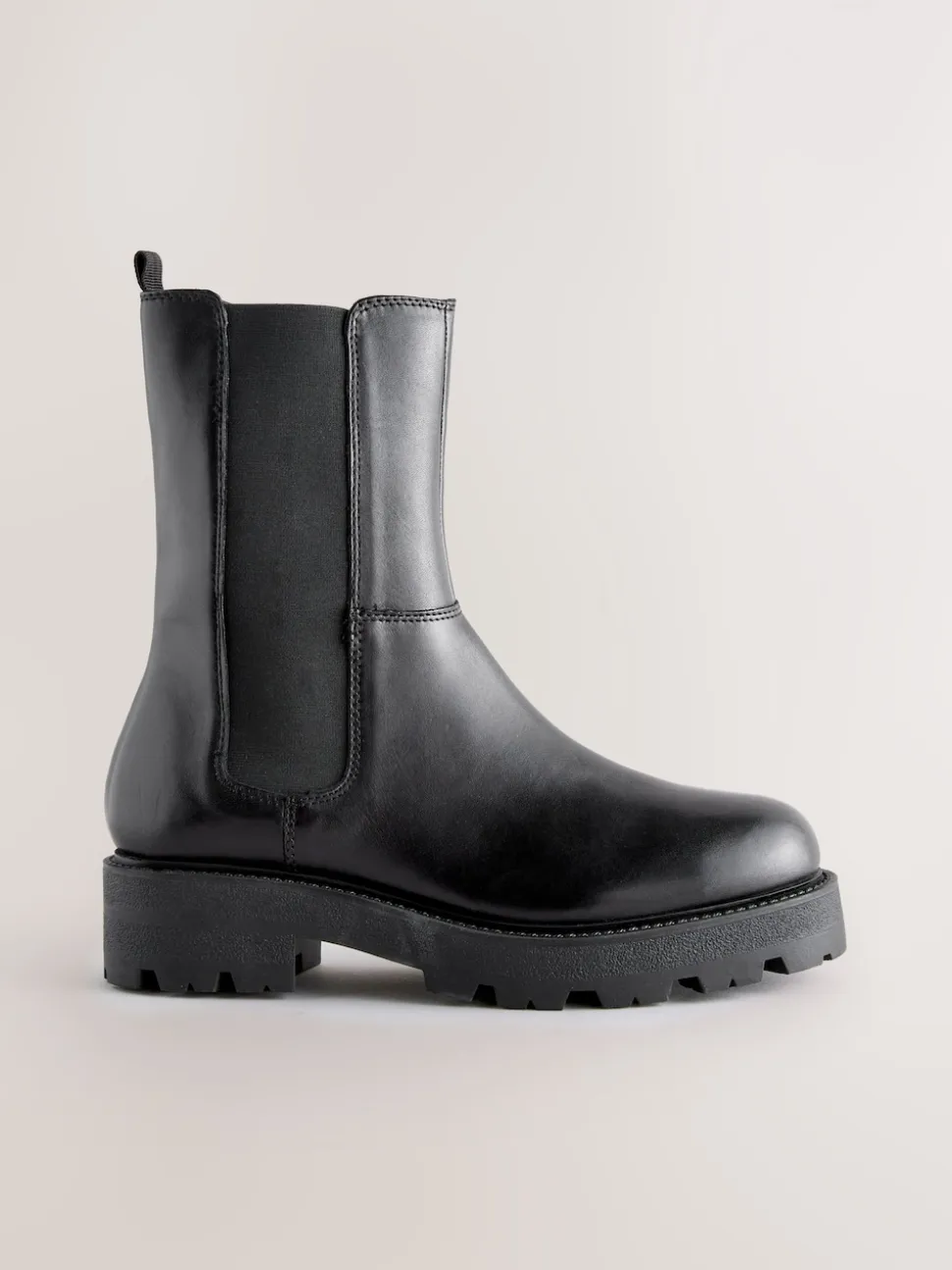 Cuir noir - Bottines Forever Comfort® Chelsea à semelles épaisses