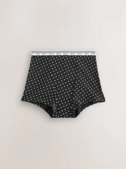 Cœur noir/rouge - Culotte pour règles abondantes 2 Pack