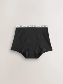 Cœur noir/rouge - Culotte pour règles abondantes 2 Pack