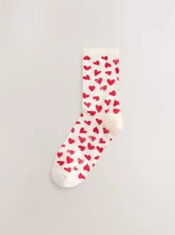 Cœur sommaire - Paquet de chaussettes de cheville 4