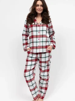 Cyberjammies Manches longues Carreaux Pyjama Set