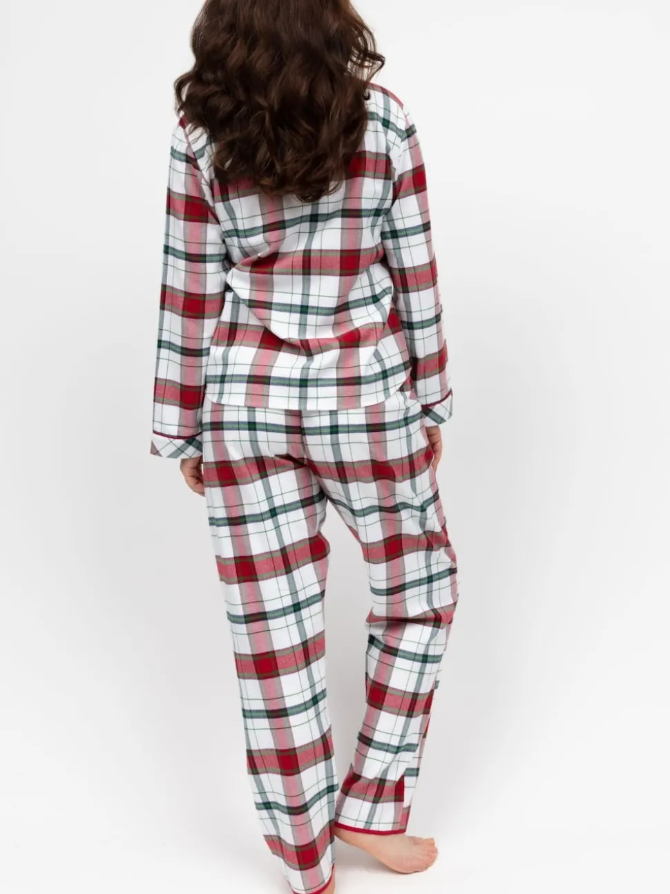 Cyberjammies Manches longues Carreaux Pyjama Set