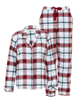Cyberjammies Manches longues Carreaux Pyjama Set