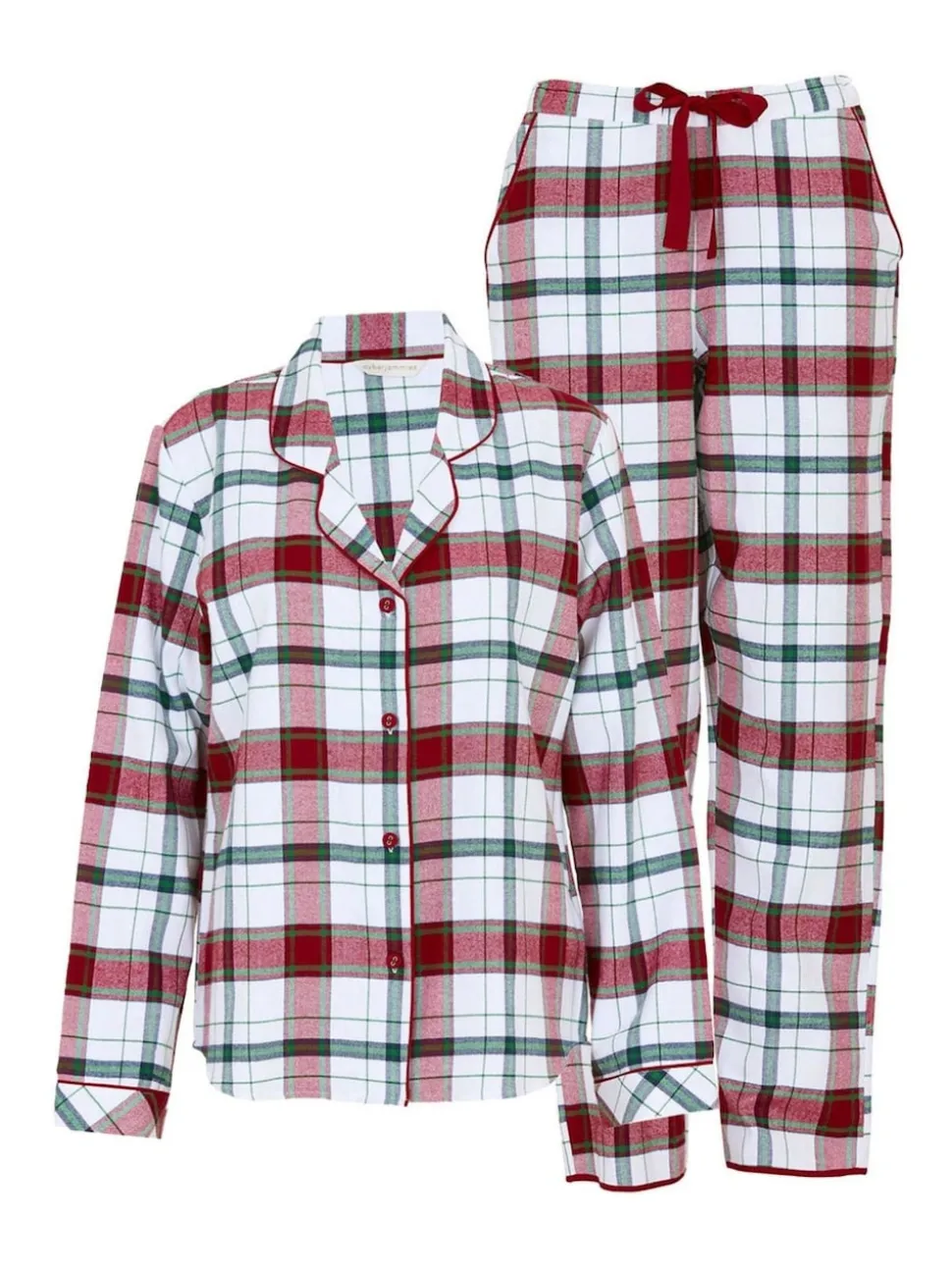 Cyberjammies Manches longues Carreaux Pyjama Set