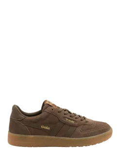 Daim brun foncé - Baskets Gola Hawk femme
