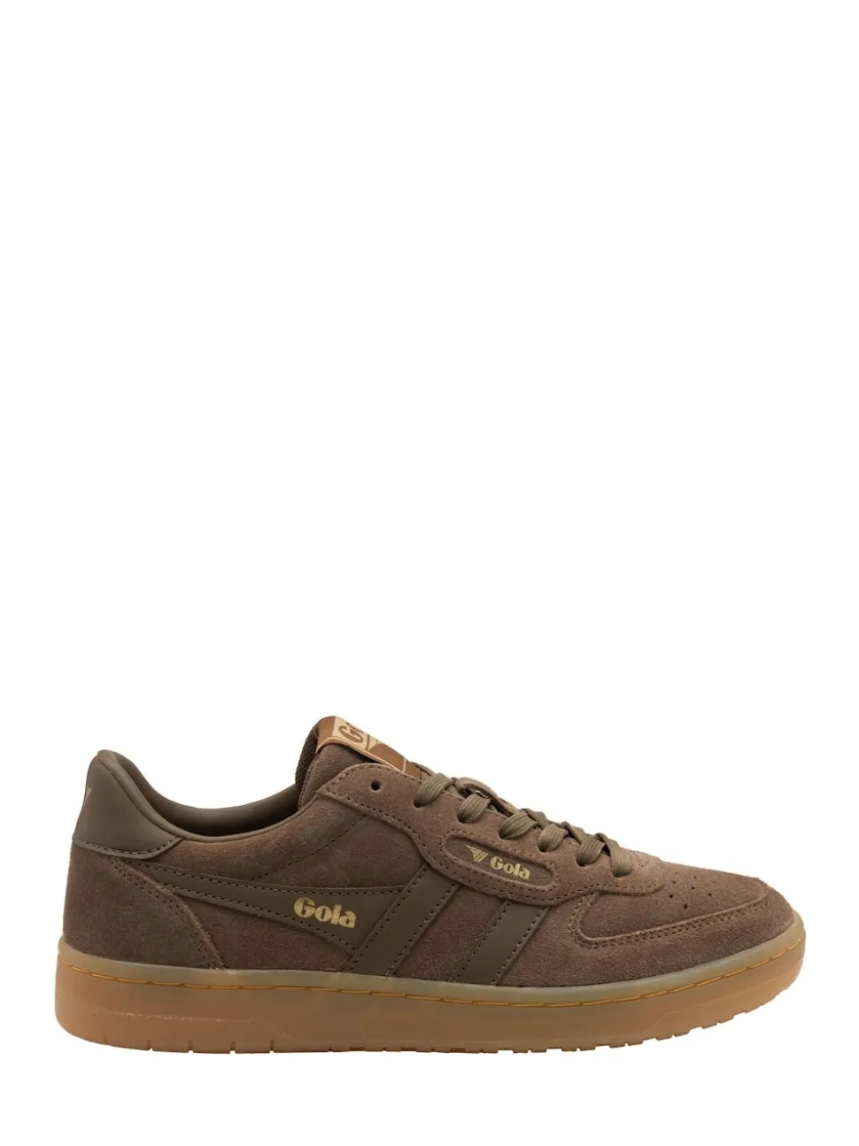 Daim brun foncé - Baskets Gola Hawk femme