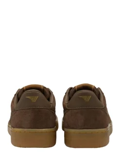 Daim brun foncé - Baskets Gola Hawk femme