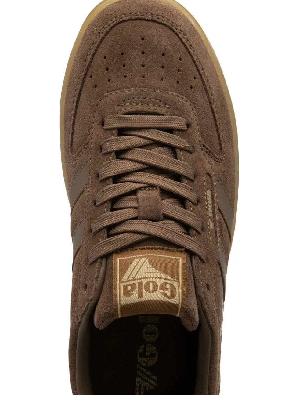 Daim brun foncé - Baskets Gola Hawk femme