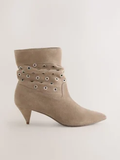 Daim neutre - Bottes Forever Comfort® avec ornements