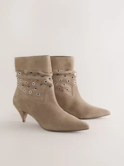 Daim neutre - Bottes Forever Comfort® avec ornements