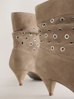 Daim neutre - Bottes Forever Comfort® avec ornements
