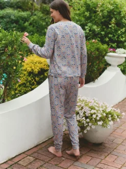 Damask Bleu Semington - Pyjama Laura Ashley Jersy Twosie