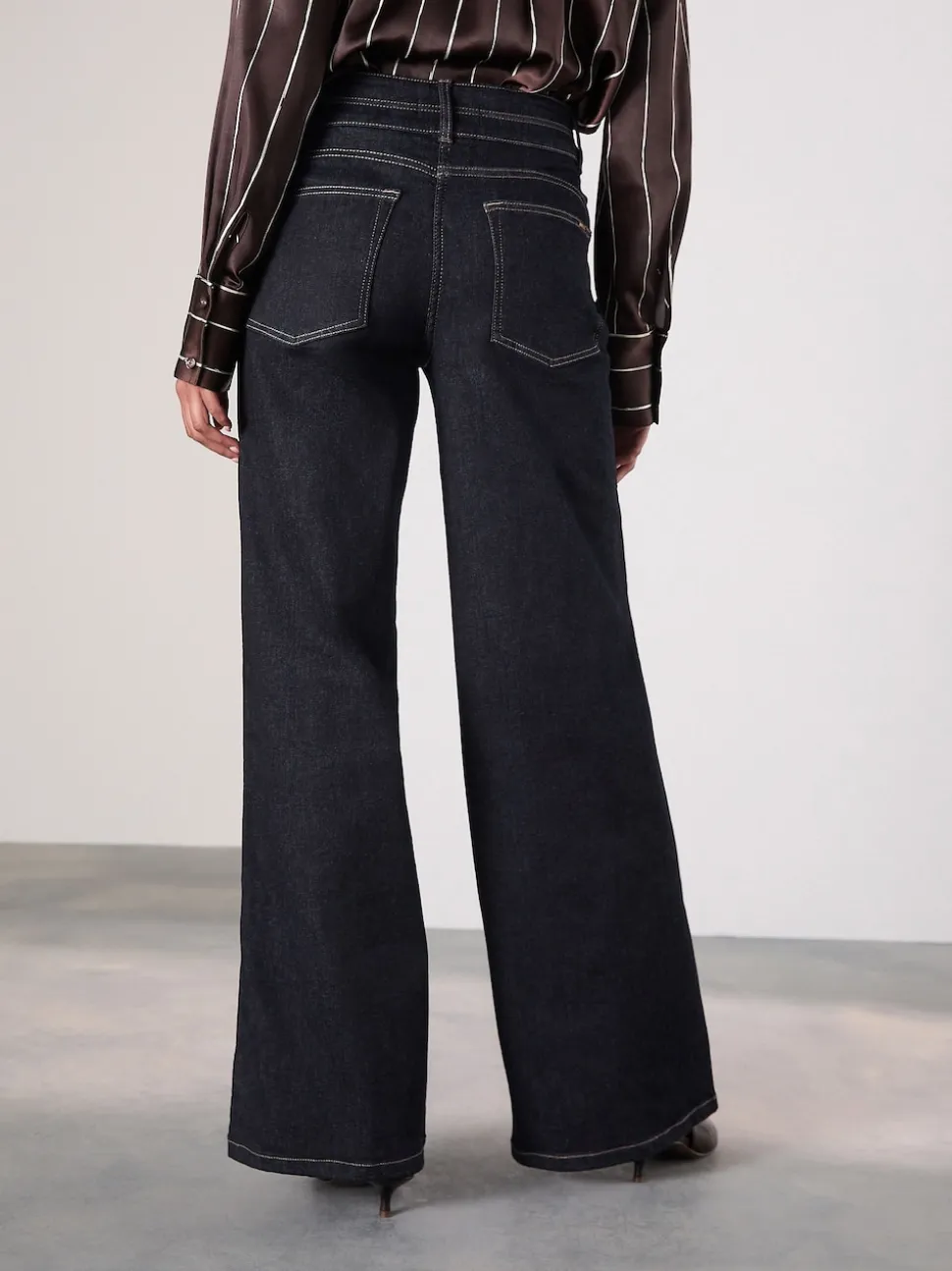 Délavage bleu - Jean Ample Slim Lift and Shape