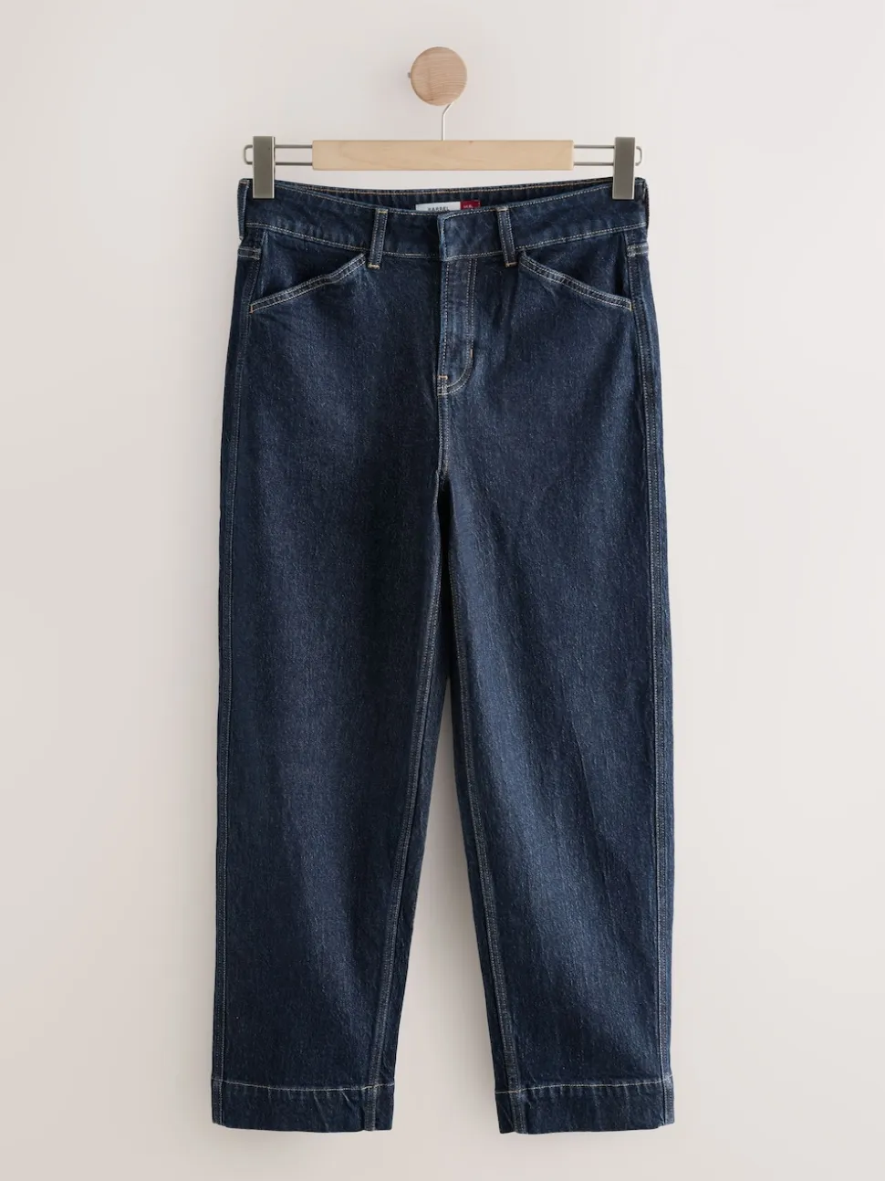 Délavage bleu - Jean denim à jambe large