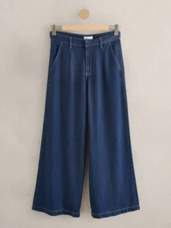 Délavage bleu - Jean large N. Premium Palazzo