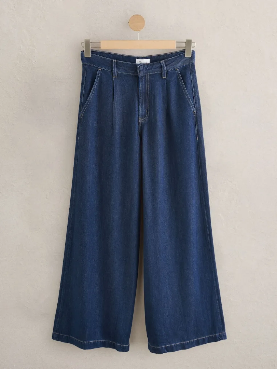 Délavage bleu - Jean large N. Premium Palazzo