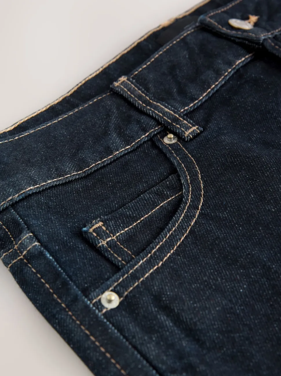 Délavage bleu - Jupe en Denim jusqu'au genou