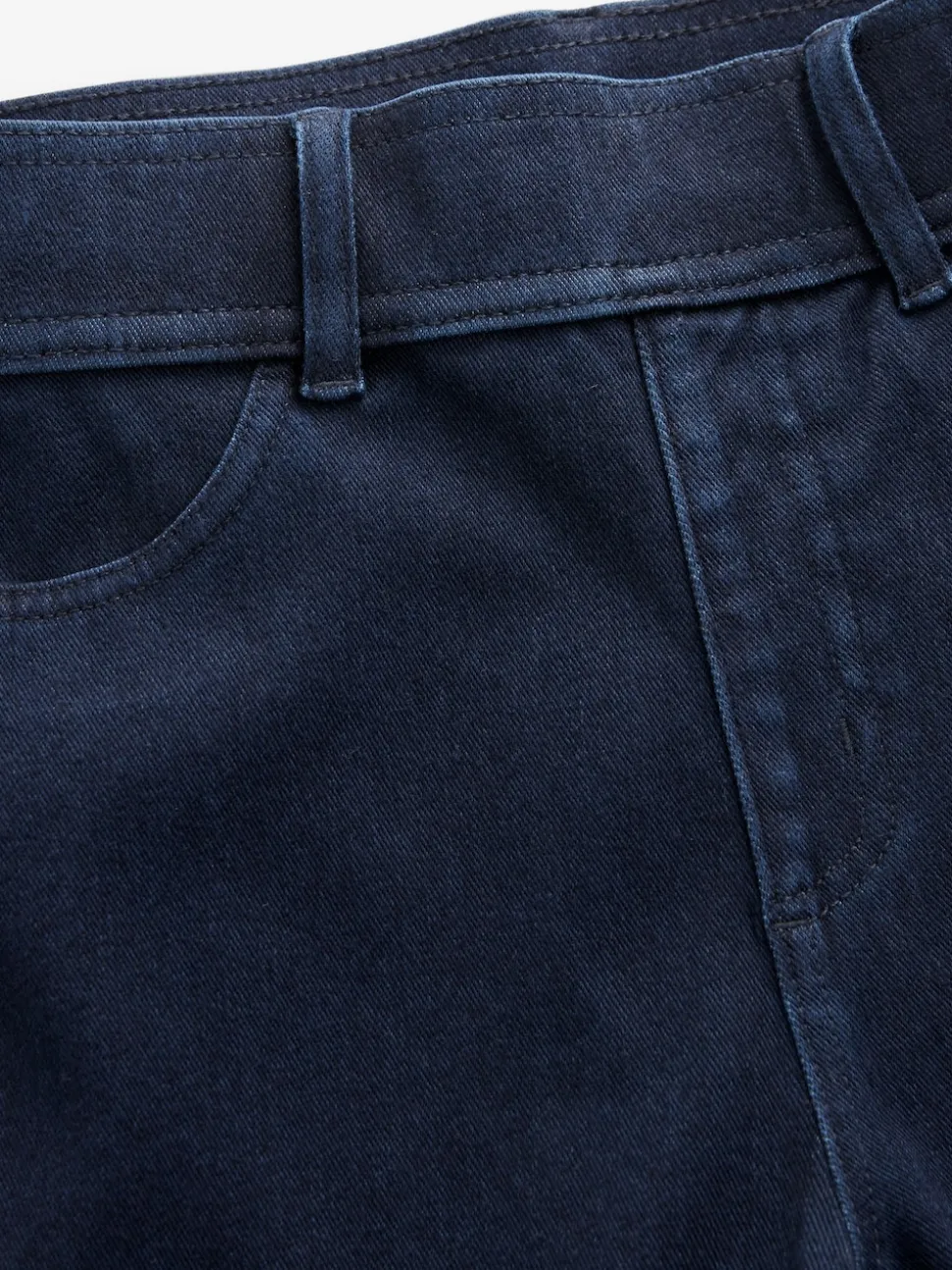 Délavage bleu - Leggings longs en denim de jersey