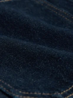 Délavage bleu - Mini-short en Denim à poches plaquées
