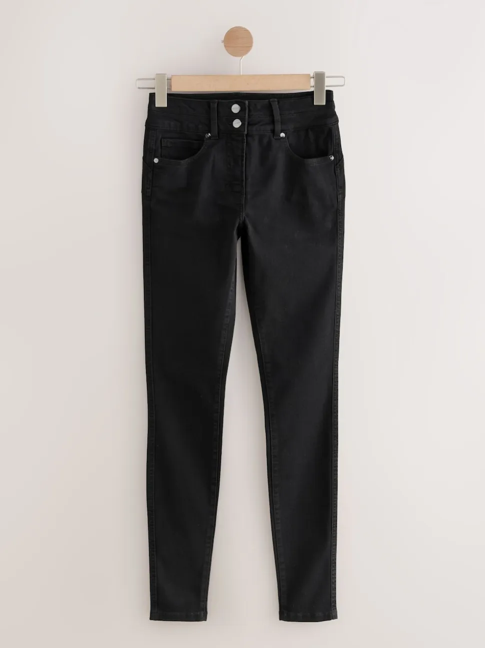 Délavage noir - Jean skinny coupe slim à effet rehausseur