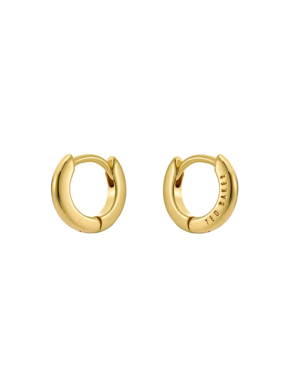 Dorée - Ted Baker - Boucles d'oreilles avec logo Tone Crisete