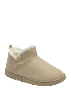 Dunlop Chaussons bottines en faux daim Whipstitch