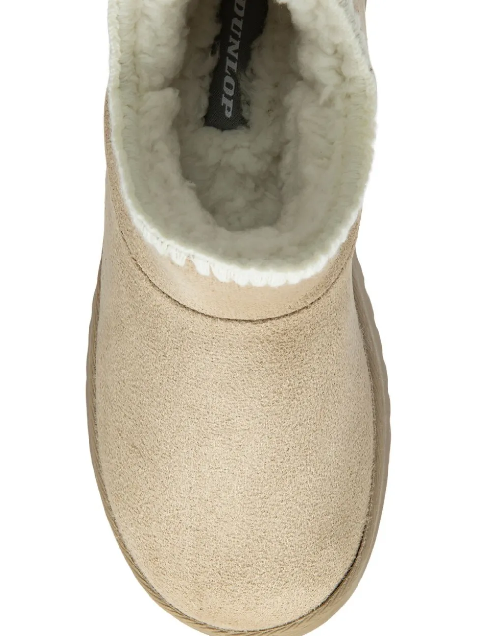 Dunlop Chaussons bottines en faux daim Whipstitch