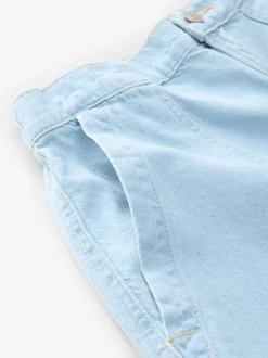 eau de javel - Short utilitaire léger en coton 100% Denim