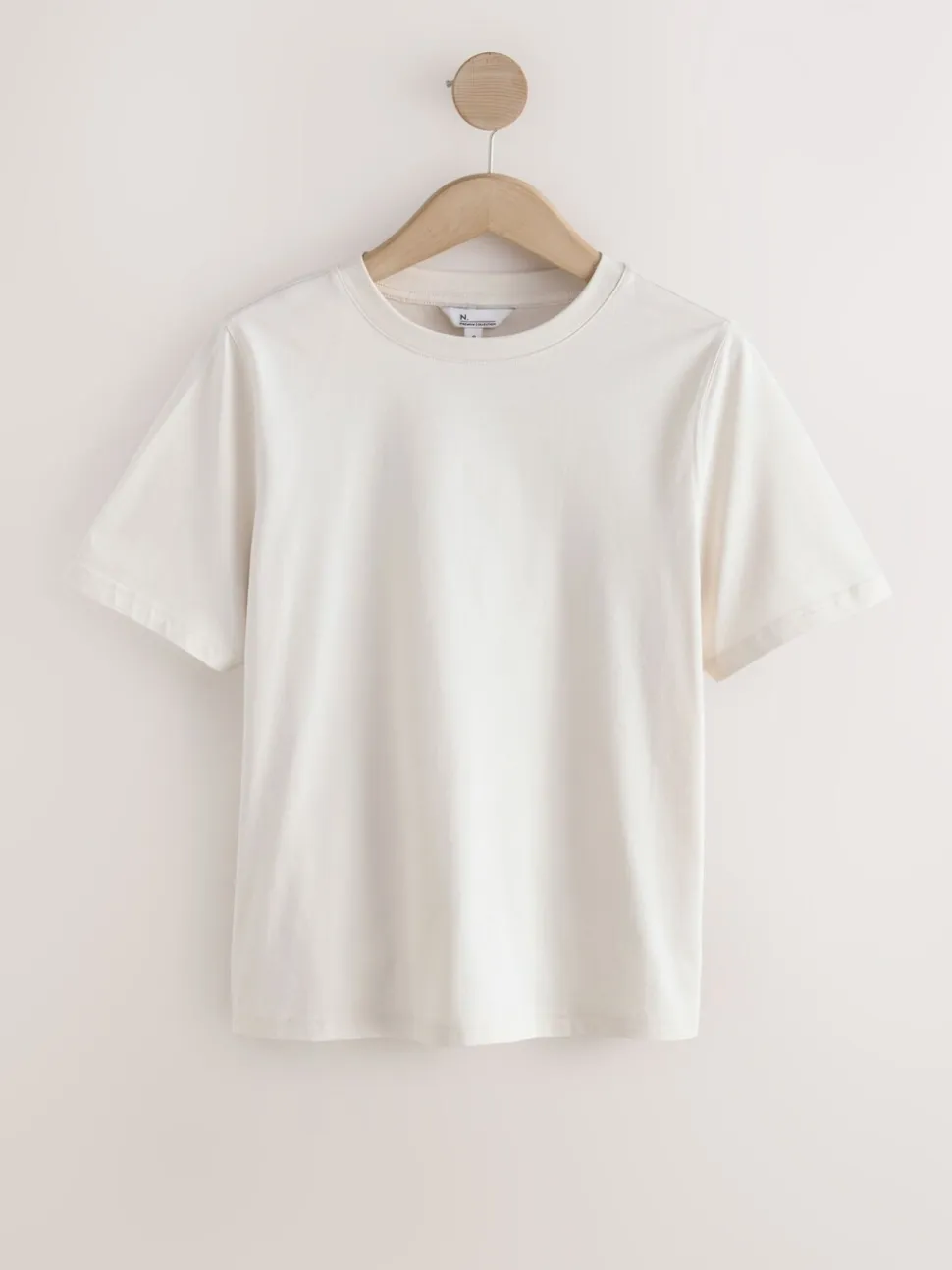 Ecru/Marine - Lot de 2 t-shirts Supima à manches courtes