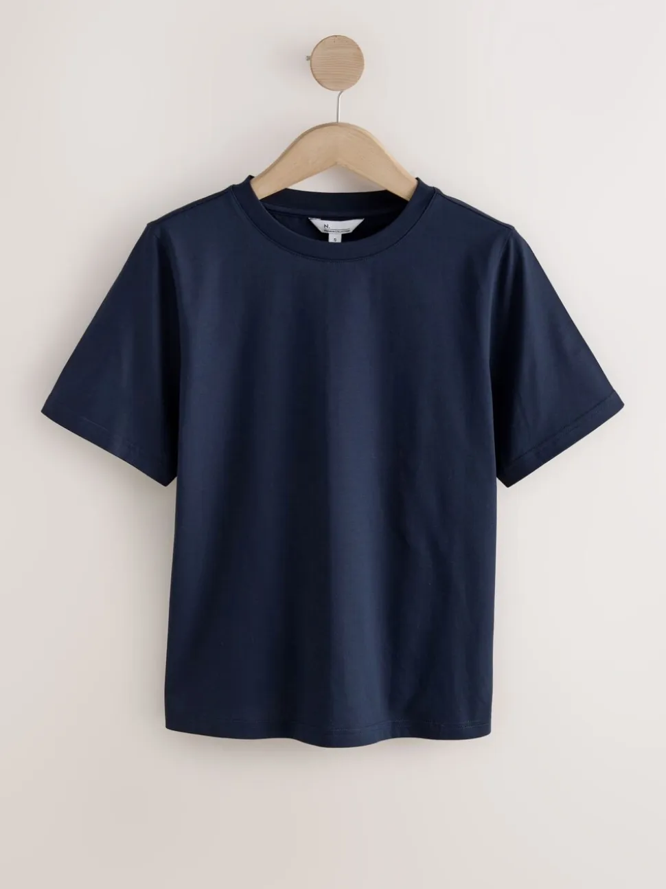 Ecru/Marine - Lot de 2 t-shirts Supima à manches courtes